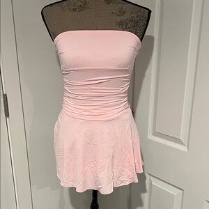 Lucy in the Sky Light Pink Strapless Dress